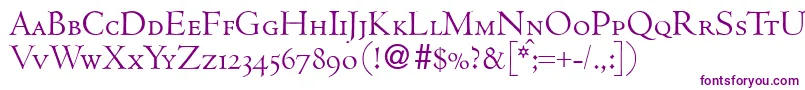 CenturcapsdbNormal-Schriftart – Violette Schriften auf weißem Hintergrund