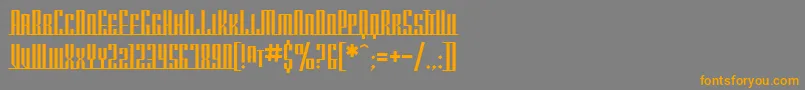 SfAmericanaDreamsScUpright Font – Orange Fonts on Gray Background