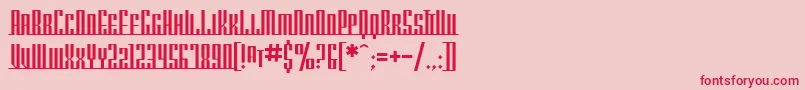 SfAmericanaDreamsScUpright Font – Red Fonts on Pink Background