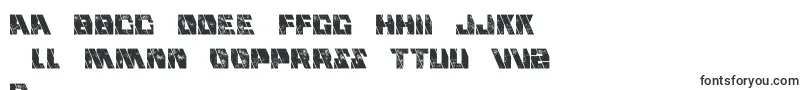 Mechagrunge-Schriftart – lettische Schriften