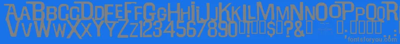 Подробнее о шрифте Willrobinson Шрифт Willrobinson – серые шрифты на синем фоне