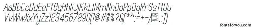 MindblueItalicDemo Font – Thin Fonts