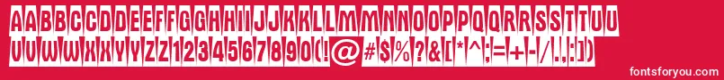 AAlternatitulcmdvbk Font – White Fonts on Red Background