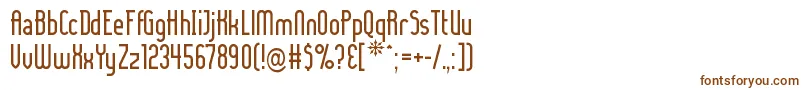 Ladyic-fontti – ruskeat fontit valkoisella taustalla