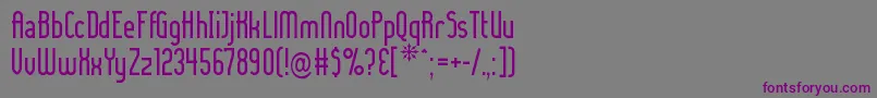 Шрифт Ladyic – фиолетовые шрифты на сером фоне