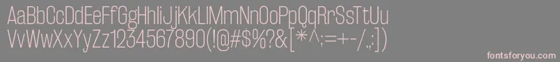 RakeslyEl Font – Pink Fonts on Gray Background