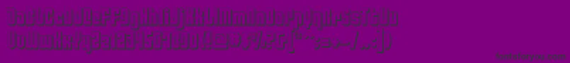 Philadelphia ffy-fontti – mustat fontit violetilla taustalla