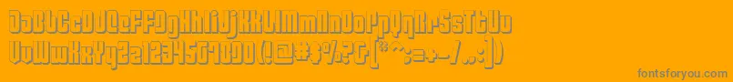 Philadelphia ffy Font – Gray Fonts on Orange Background