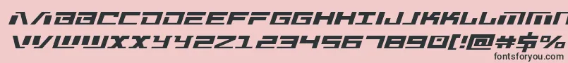 Warmachine Font – Black Fonts on Pink Background