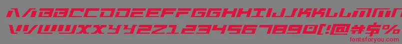 Warmachine Font – Red Fonts on Gray Background