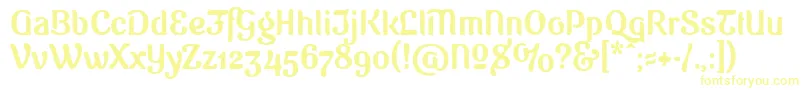 SugarVinegar Font – Yellow Fonts