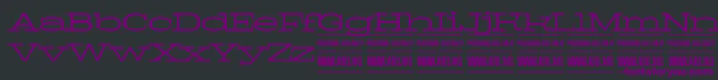 PigeonlightPersonal Font – Purple Fonts on Black Background