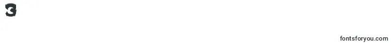 EskimoAndPolarBear Font – Fonts for Digit 3