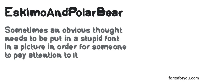 Шрифт EskimoAndPolarBear