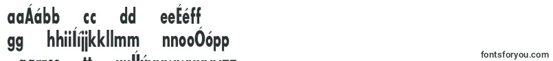 フォントSansserifbldflfcond – ゲール文字