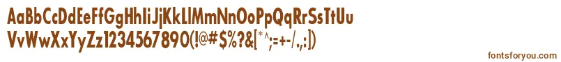 More about Sansserifbldflfcond Font Sansserifbldflfcond Font – Brown Fonts on White Background