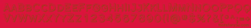 Подробнее о шрифте Sfflorencesansscshaded Шрифт Sfflorencesansscshaded – коричневые шрифты на красном фоне