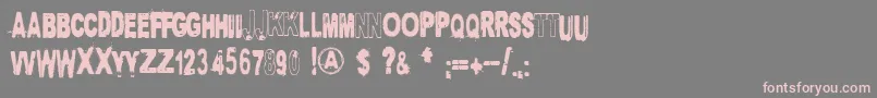 More about Projectx Font Projectx Font – Pink Fonts on Gray Background