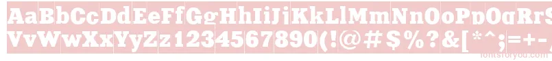Czcionka Xnc85C – różowe czcionki
