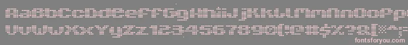 V5xtlb Font – Pink Fonts on Gray Background