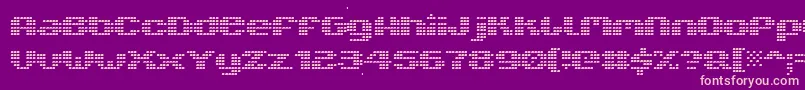 V5xtlb Font – Pink Fonts on Purple Background
