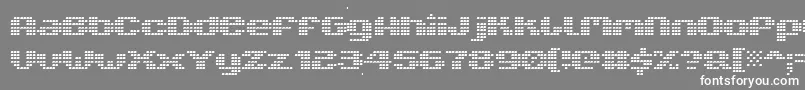 フォントV5xtlb – 灰色の背景に白い文字