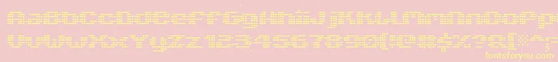 fuente V5xtlb – Fuentes Amarillas Sobre Fondo Rosa