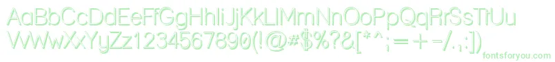 LanePoshLight Font – Green Fonts