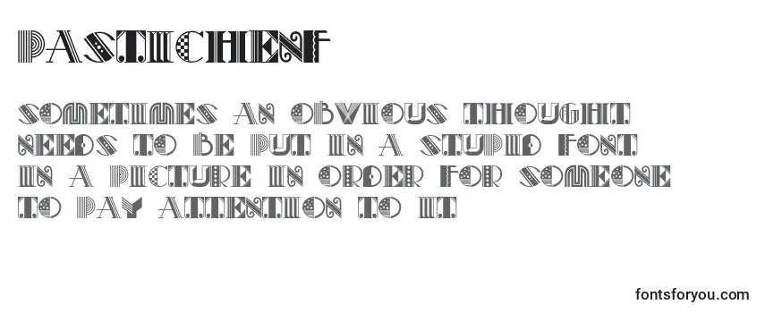 Review of the Pastichenf (69159) Font