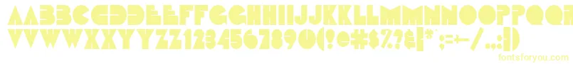 FatsoCondensedNormal Font – Yellow Fonts