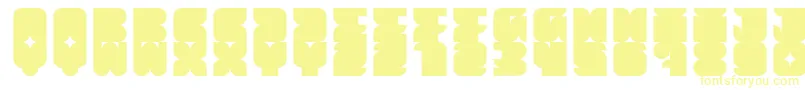 Шрифт Muchbolder – жёлтые шрифты