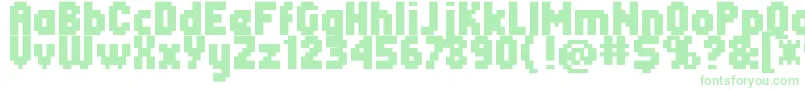 Header0867-fontti – vihreät fontit