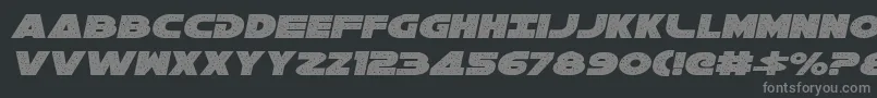 fuente Galaxy1Italic – Fuentes Grises Sobre Fondo Negro