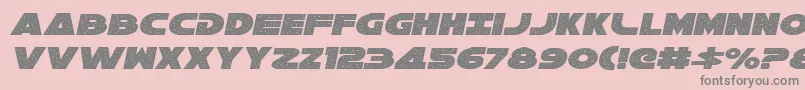 Czcionka Galaxy1Italic – szare czcionki na różowym tle