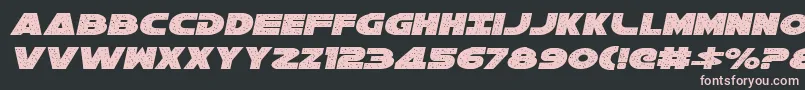 fuente Galaxy1Italic – Fuentes Rosadas Sobre Fondo Negro