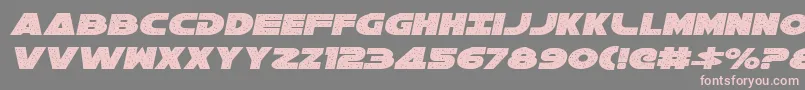 Galaxy1Italic Font – Pink Fonts on Gray Background