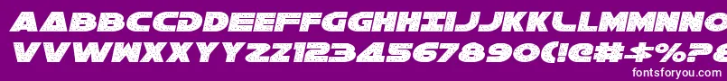 フォントGalaxy1Italic – 紫の背景に白い文字