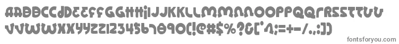 LionelCondensed-fontti – harmaat kirjasimet valkoisella taustalla
