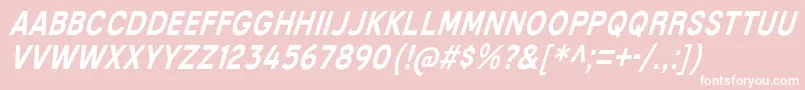 MixolydianTitlingRgIt Font – White Fonts on Pink Background