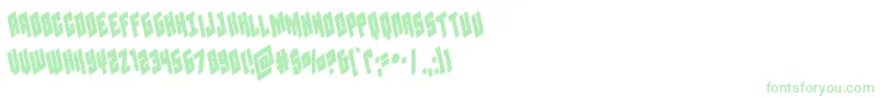 Galaxyforceleft-fontti – vihreät fontit