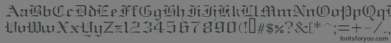 Oldenglish Font – Black Fonts on Gray Background