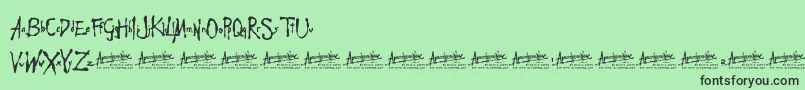 More about ApocalypseNow Font ApocalypseNow Font – Black Fonts on Green Background