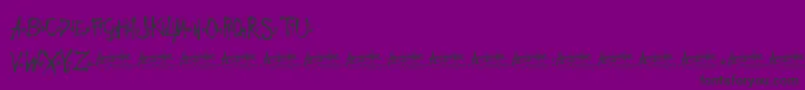 Więcej informacji o czcionce ApocalypseNow Czcionka ApocalypseNow – czarne czcionki na fioletowym tle