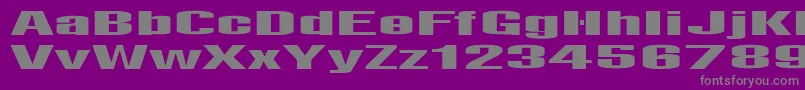 LightsRegular Font – Gray Fonts on Purple Background