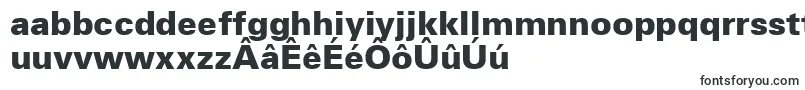 Шрифт ZurichBlackBt – фризские шрифты