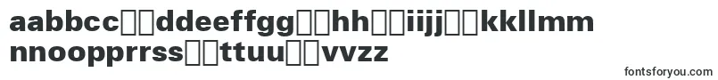 Шрифт ZurichBlackBt – эсперанто шрифты