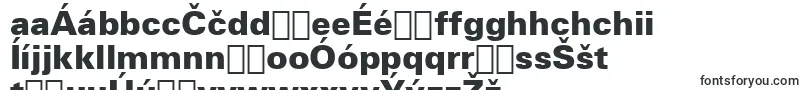 Шрифт ZurichBlackBt – чешские шрифты
