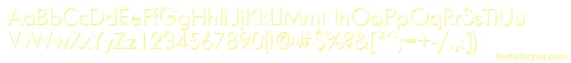 Fts-Schriftart – Gelbe Schriften