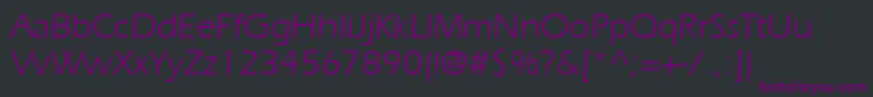 Erien Font – Purple Fonts on Black Background