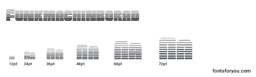 Funkmachinegrad Font Sizes